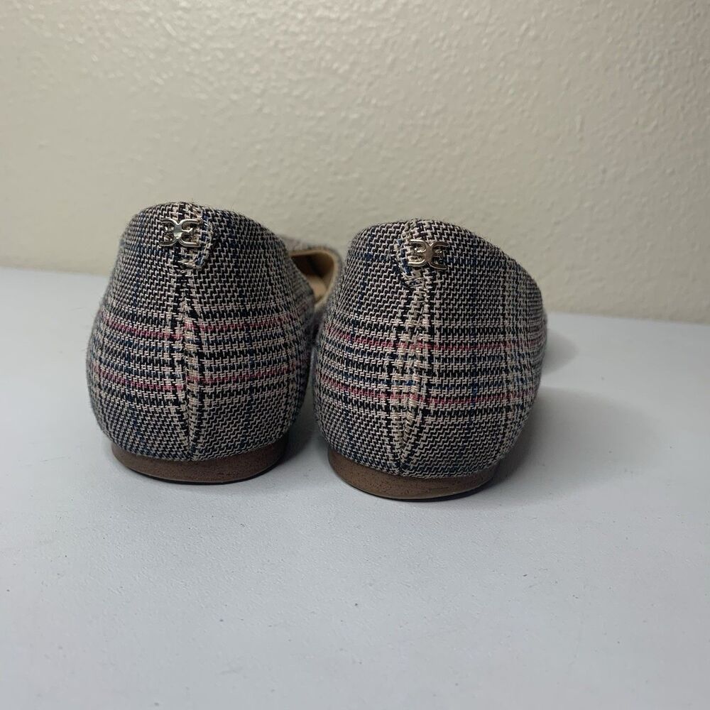 Sam Edelman Rodney D'Orsay Flats Glen Plaid Pattern Sz 9 Pointed Toe - Picture 7 of 11